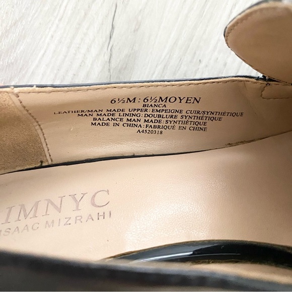 IMNYC ISAAC MIZRAHI Patent Leather Tassel Loafers - Picture 3 of 4